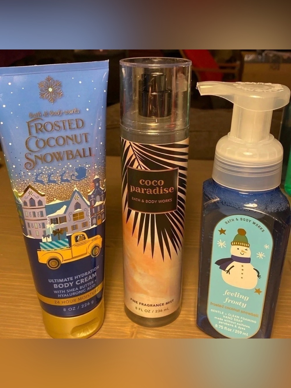 Bath and Body Works Coconut body care bundle​
